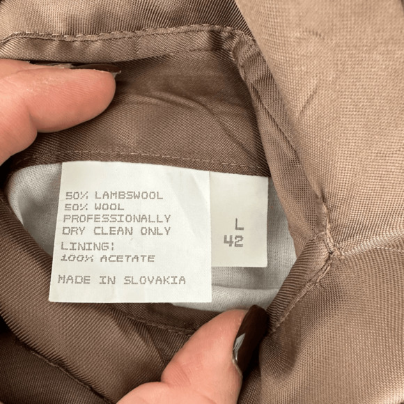 Vintage Men’s Wool Sport Coat 42L Tweed Preppy English Countryside Brown - Picture 4 of 12